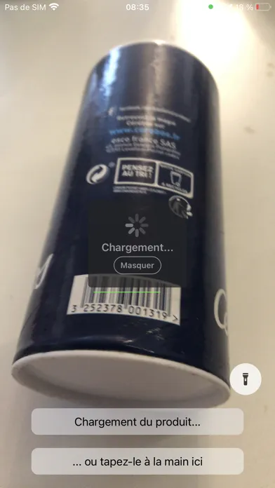 Capturas de tela do Eco-Score - Product scanner