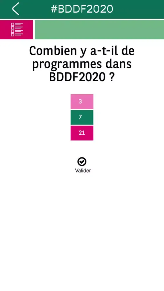 #BDDF2020 スクリーンショット