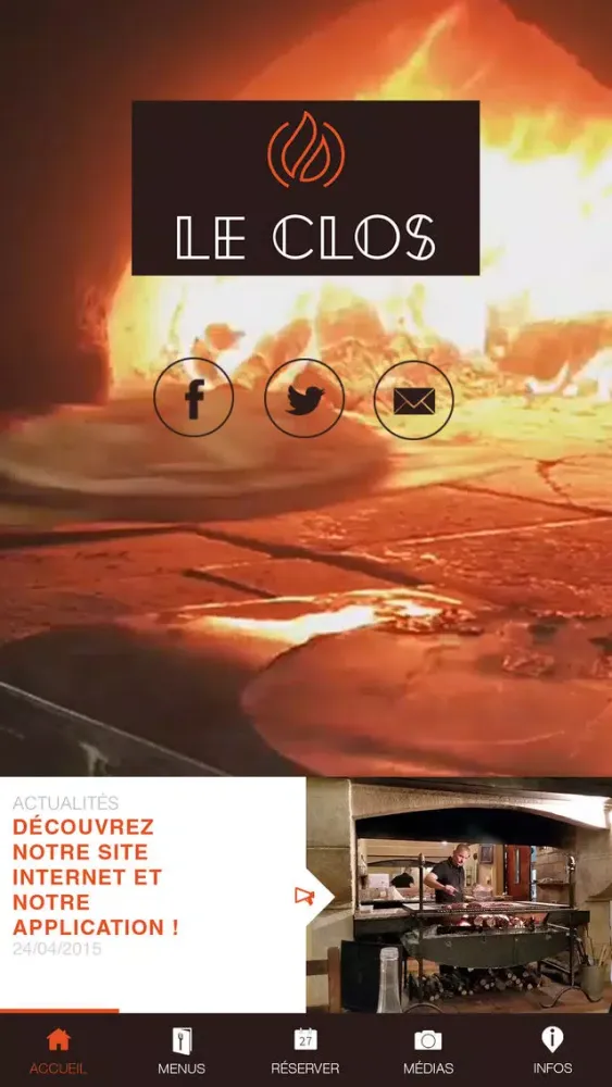 Le Clos - Restaurant Géménos スクリーンショット