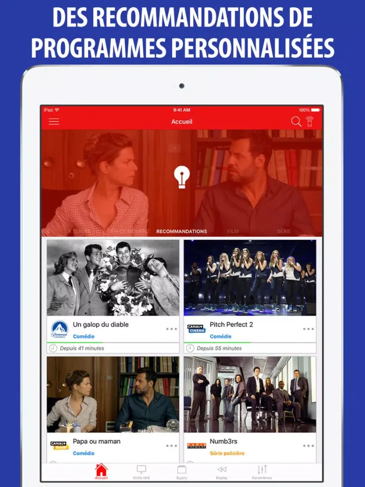 Télé Poche Guide TV iPad 应用截图