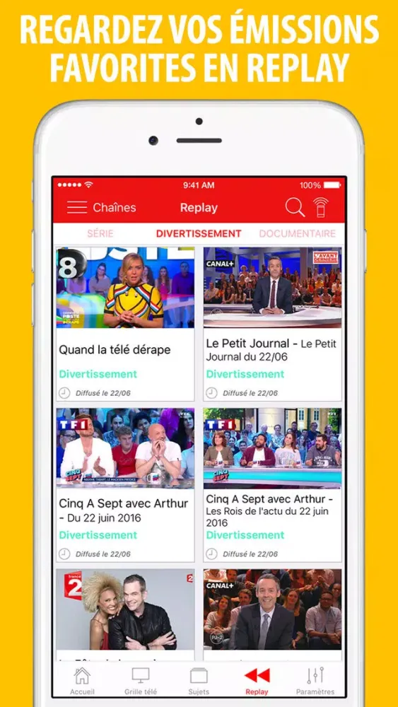 Télé Poche Guide TV应用截图