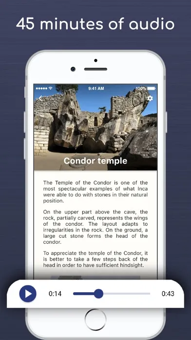 Tangkapan layar Machu picchu audioguide