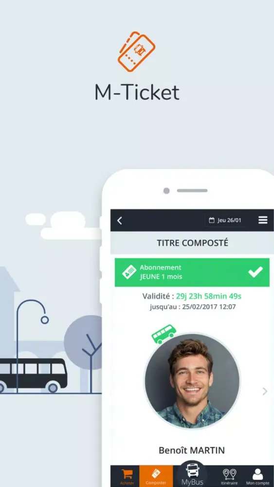 Capturas de tela do MyBus Biarritz