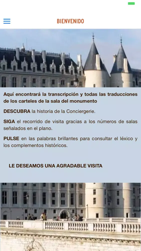 Visita de la Conciergerie स्क्रीनशॉट