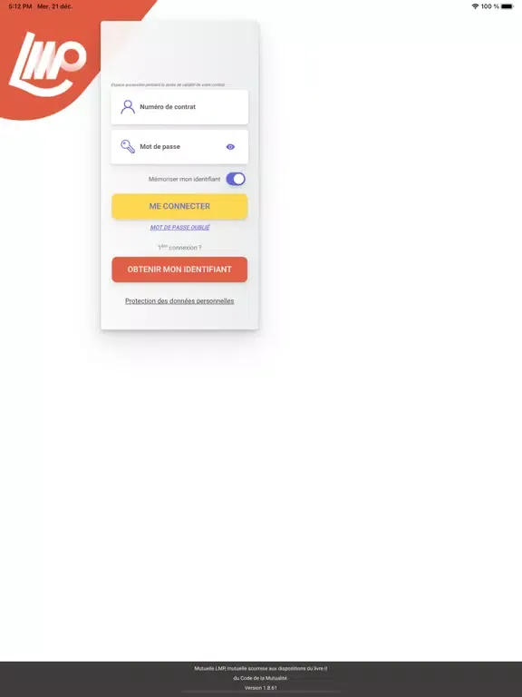 LMP Les ménages prévoyants iPad  Screenshots