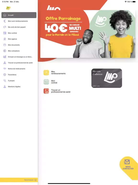 LMP Les ménages prévoyants iPad  Screenshots