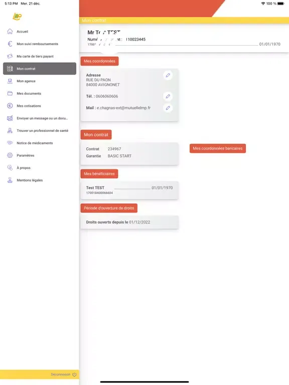 LMP Les ménages prévoyants iPad  Screenshots