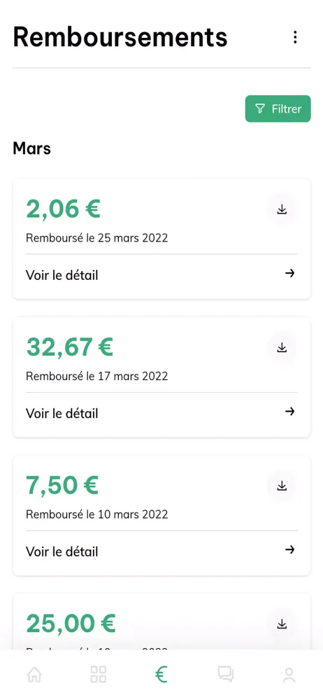 Mutuelle de France Unie Screenshots
