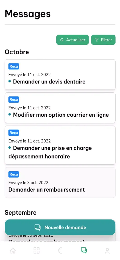 Mutuelle de France Unie Screenshots