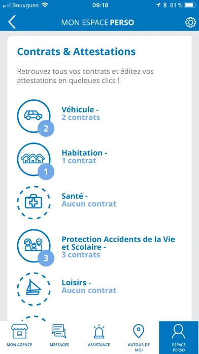 Mon agence سکرین شاٹس