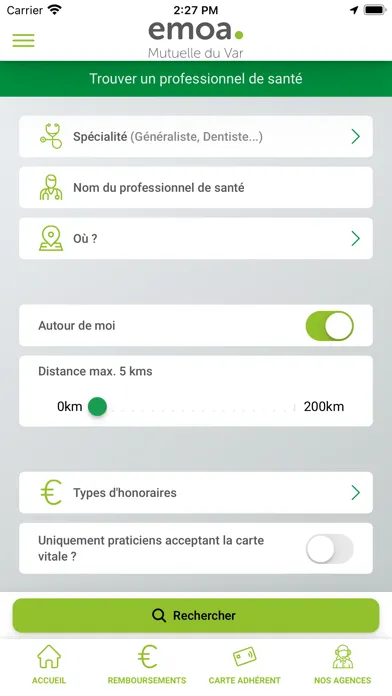 EMOA Mutuelle du Var Screenshots