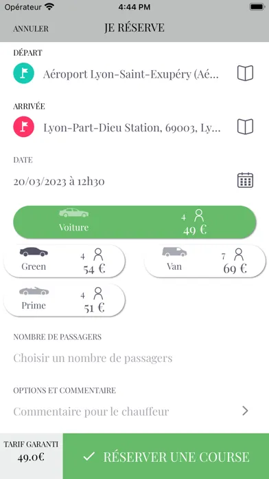 MY CHAUFFEUR N°AIN スクリーンショット