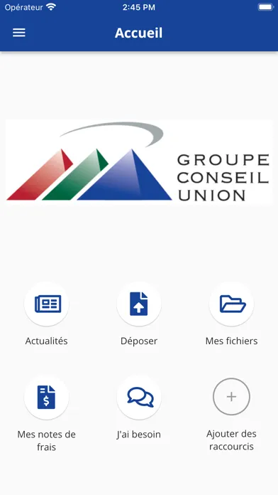ภาพหน้าจอของ Groupe Conseil Union
