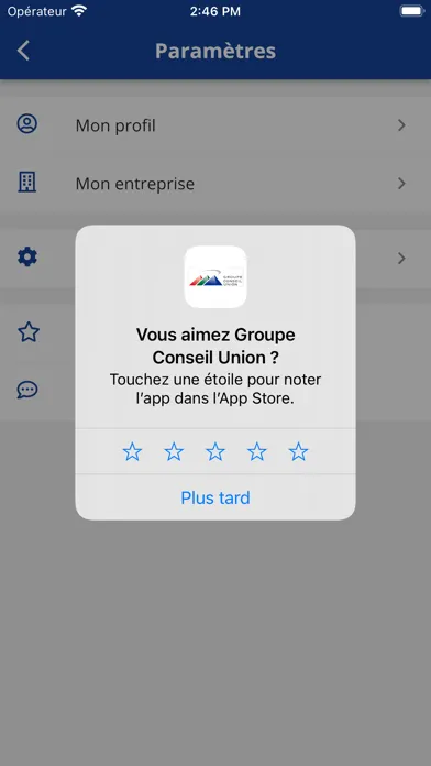 ภาพหน้าจอของ Groupe Conseil Union