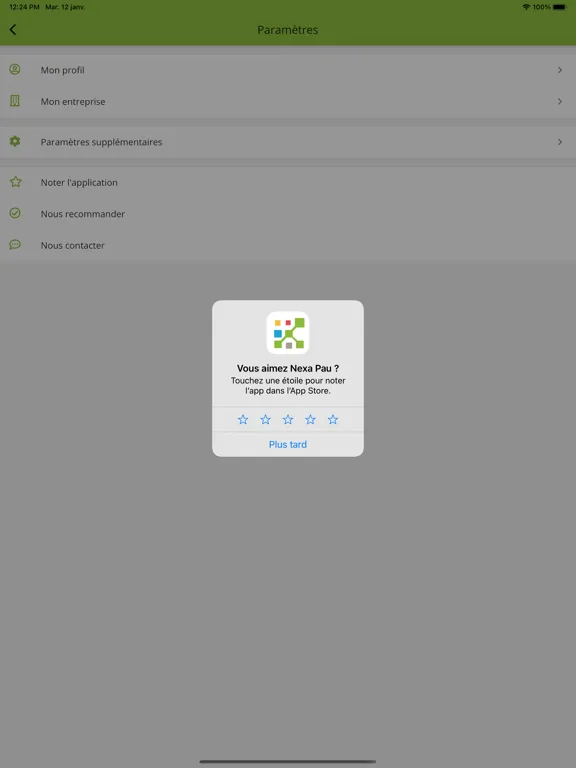 Tangkapan layar Nexa Pau Pyrénées iPad 