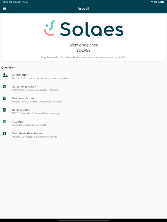 SOLAES iPad  Screenshots