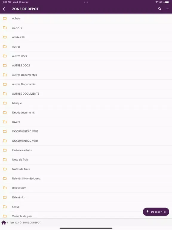 Ảnh chụp màn hình của AFGE iPad 