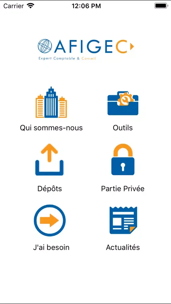 Captures d'écran de Afigec Expert Comptable