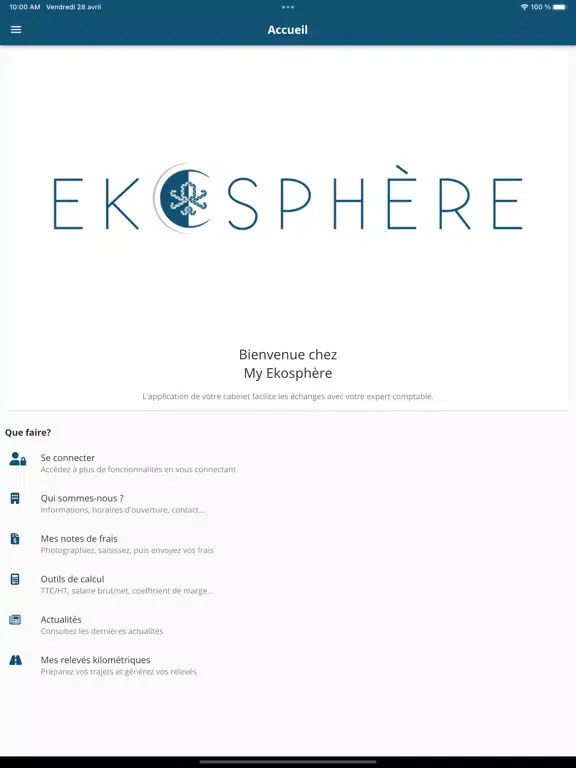 My Ekosphère iPad  স্ক্রিনশট