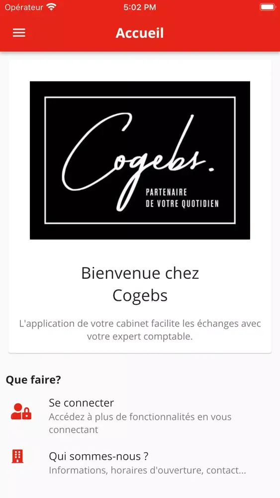 Ảnh chụp màn hình của COGEBS CEE