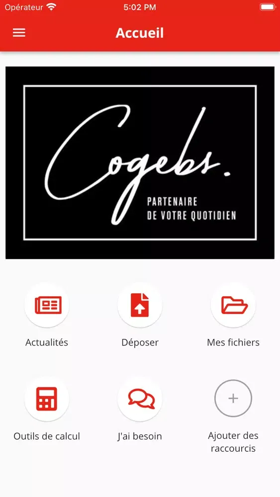 Ảnh chụp màn hình của COGEBS CEE