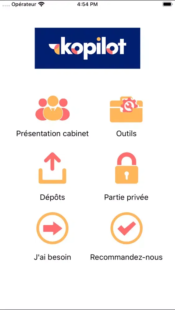 Kopilot-Conseil Screenshots