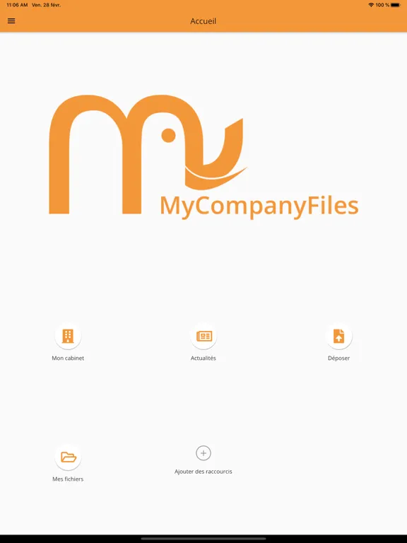 Captures d'écran de MyCompanyFiles iPad 