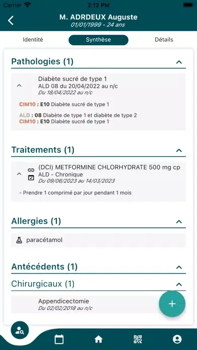 Captures d'écran de Medilink