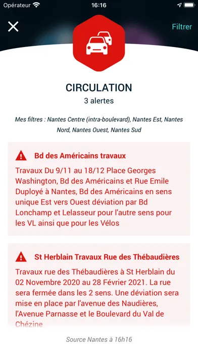 Nantes Métropole dans ma poche Screenshots