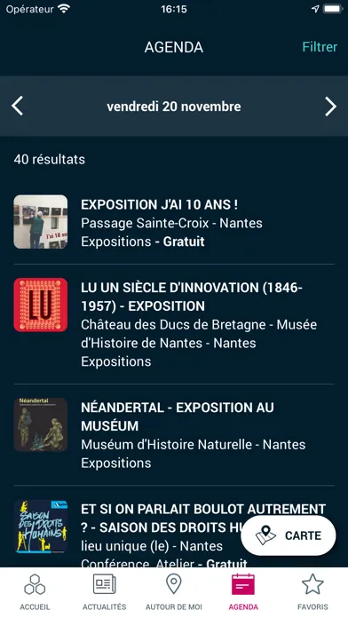 Nantes Métropole dans ma poche Screenshots