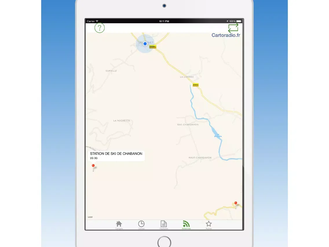 ภาพหน้าจอของ B&VOUS : Suivi conso pour bandyou bouygues premium iPad 