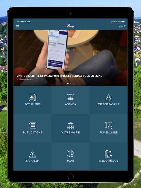 Ville de Fontaine-lès-Dijon iPad  Screenshots