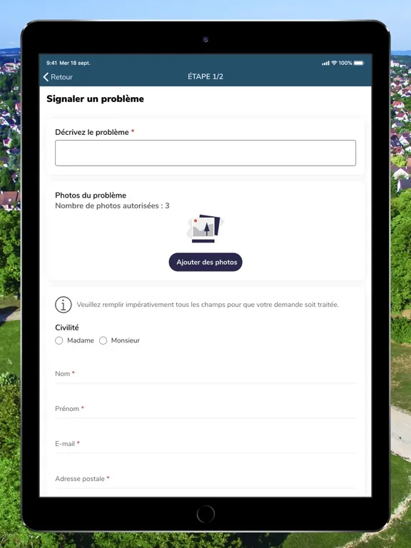 Ville de Fontaine-lès-Dijon iPad  Screenshots