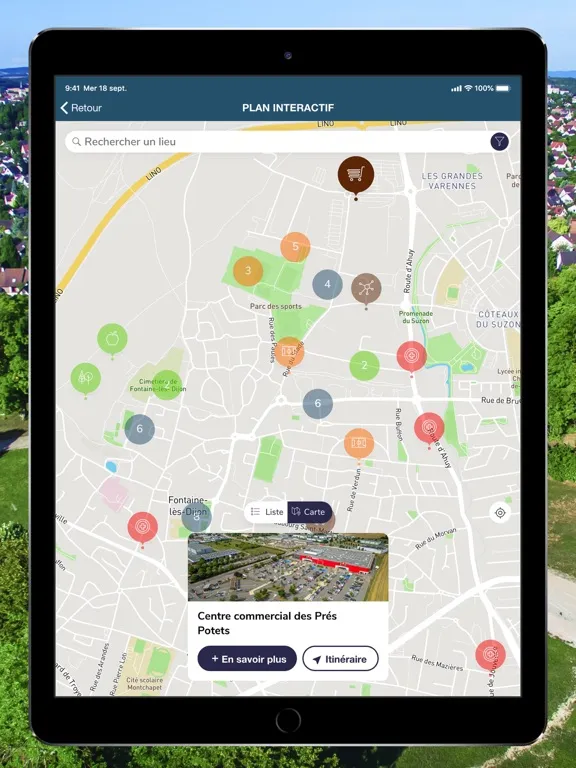 Ville de Fontaine-lès-Dijon iPad  Screenshots