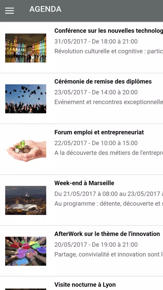 Capturas de pantalla de INSA ALUMNI