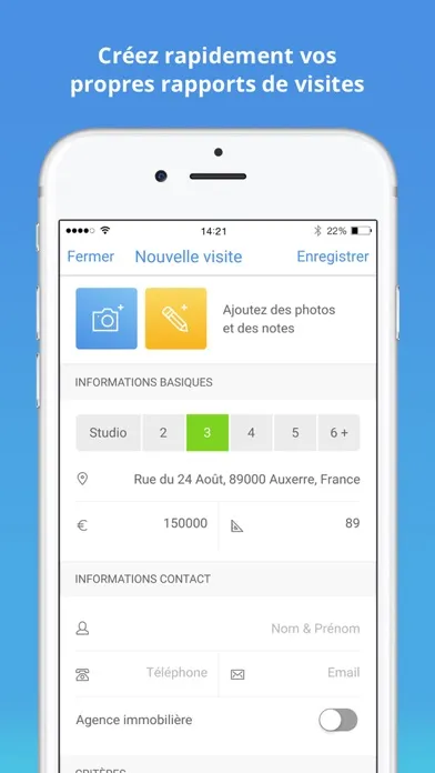 Visilist - Votre assistant de visites immobilières应用截图