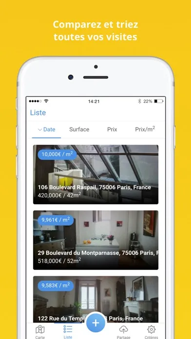 Visilist - Votre assistant de visites immobilières应用截图