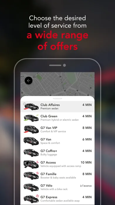 تصاویر G7 Abonné - Commande de taxi