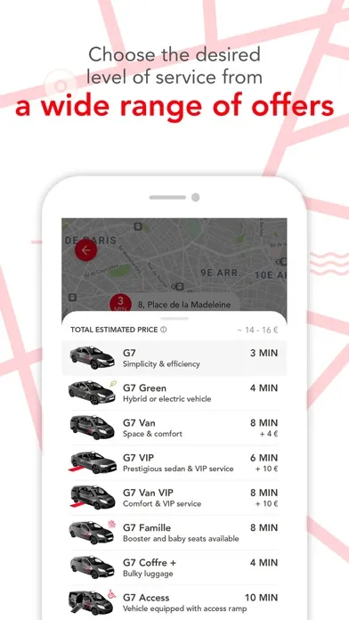 صور G7 TAXI - Book a taxi