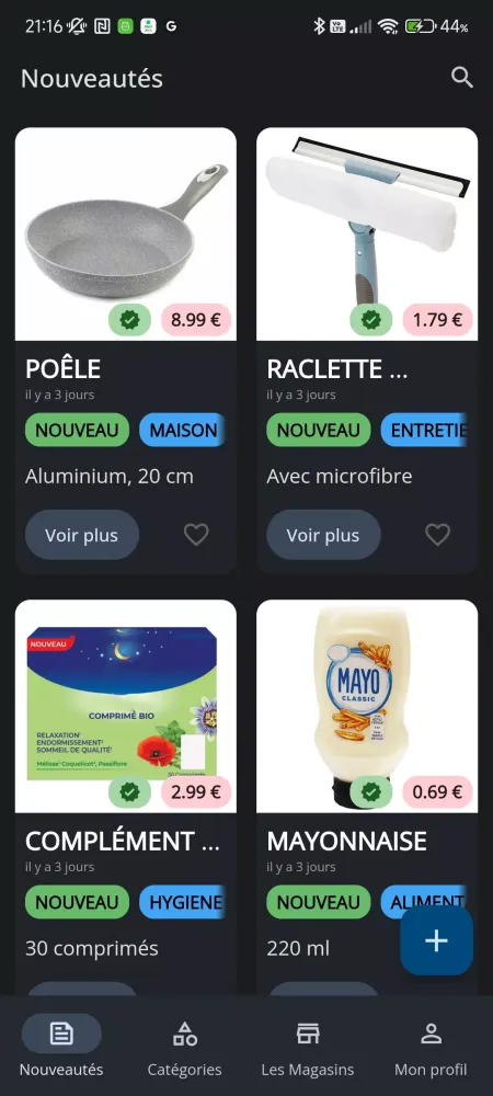 Captures d'écran de Noz Addict