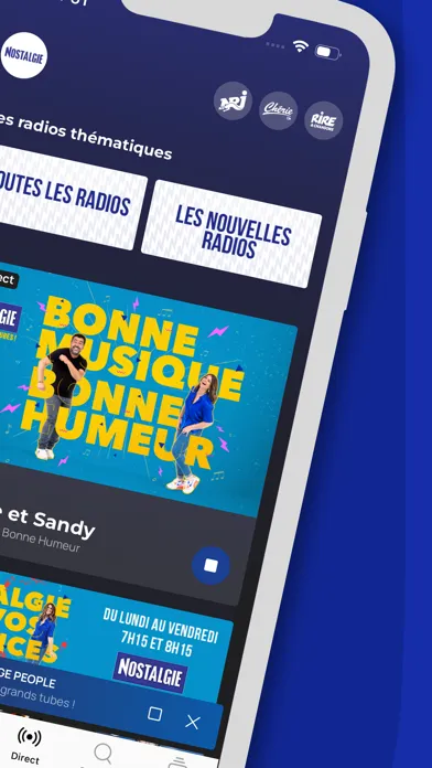 Nostalgie : Radios & Podcasts سکرین شاٹس