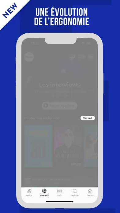 Nostalgie : Radios & Podcasts سکرین شاٹس