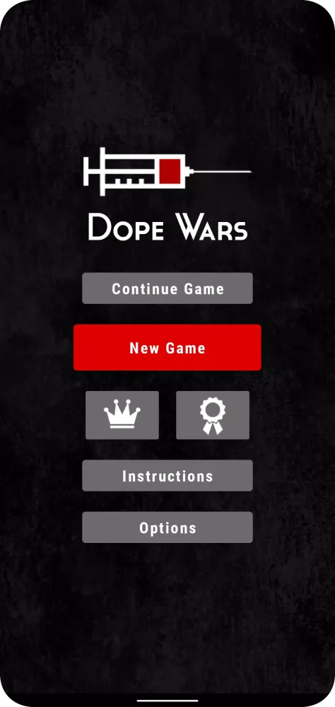 Capturas de tela do Dope Wars Classic