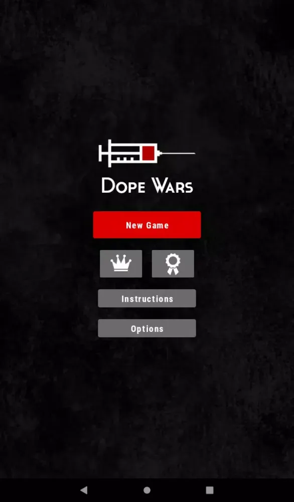 Capturas de tela do Dope Wars Classic