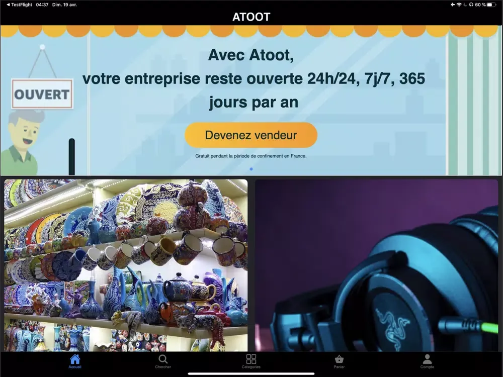 Atoot iPad  Screenshots