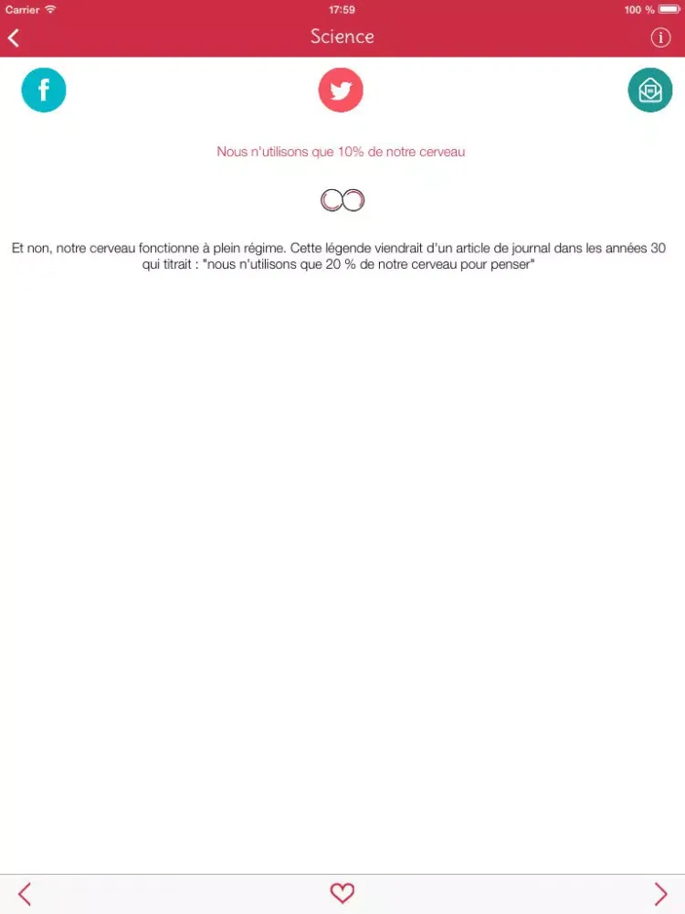 Screenshot di Idées Recues iPad 