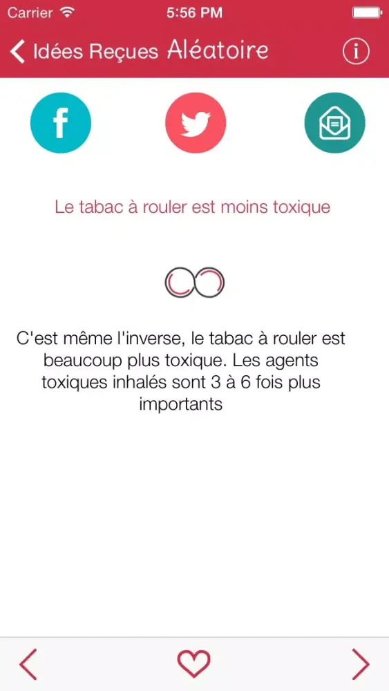 Screenshot di Idées Recues