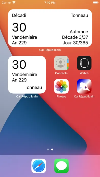 Calendrier républicain moderne应用截图