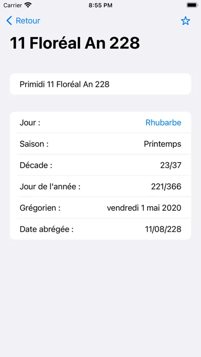 Calendrier républicain moderne应用截图