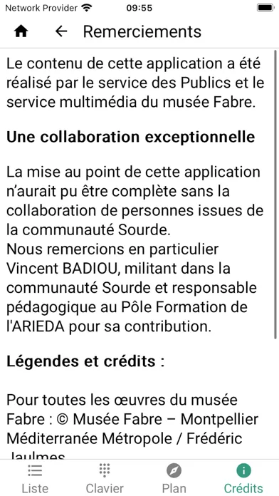 Captures d'écran de Fabre LSF